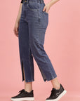 Women Low Distress Stretchable Jeans