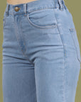 Women High-Rise Clean Look Cotton Jeans