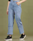 Women Low Distress Stretchable Jeans