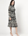 Animal Print A-Line Dress