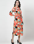 Print Shirt Dress