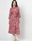 Print Shirt Dress