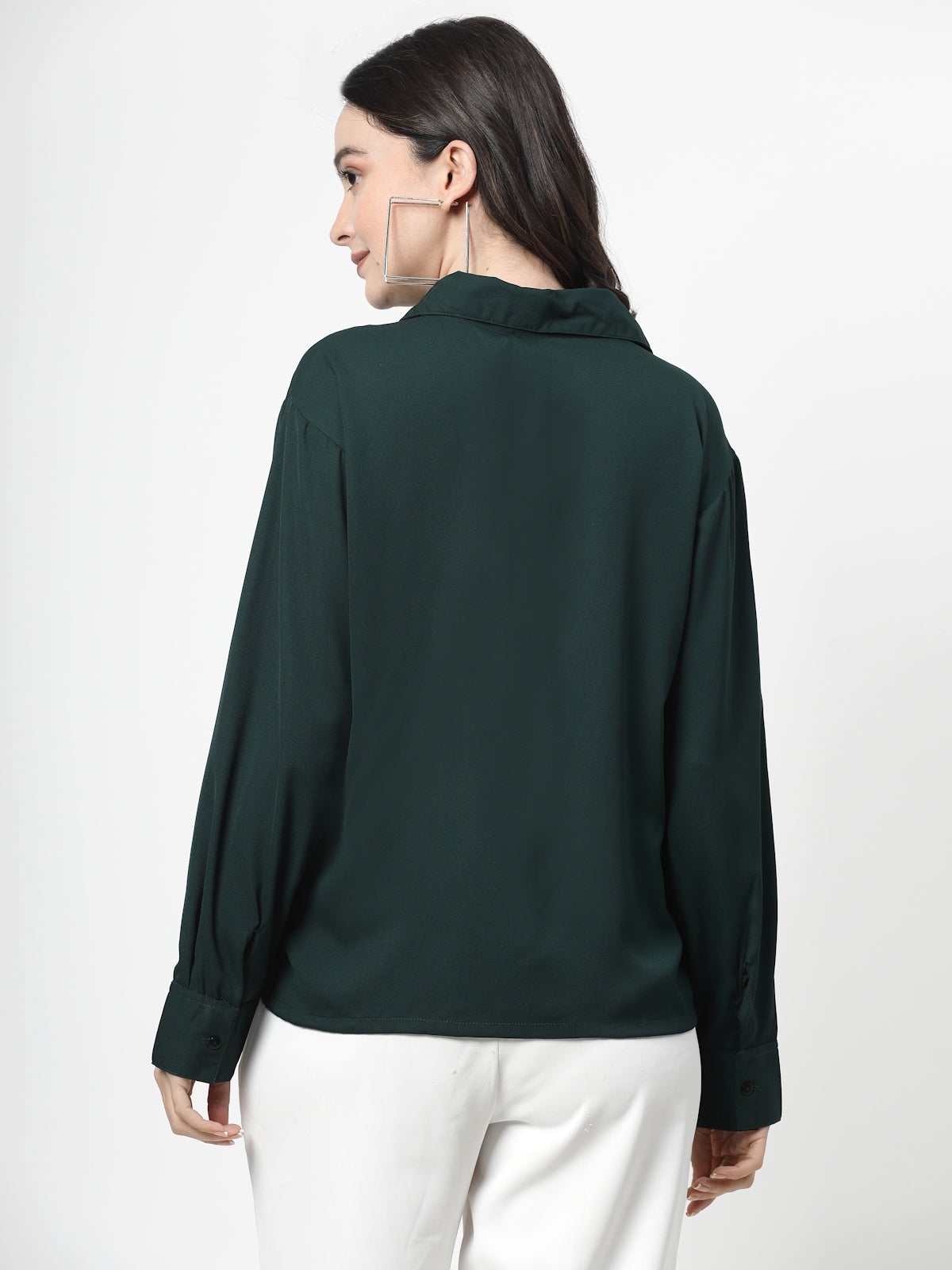 Women Opaque Casual Buttoned Top