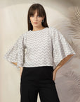 Bell Sleeve Cotton Top