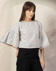 Bell Sleeve Cotton Top