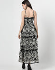 Print Fit & Flare Midi Dress