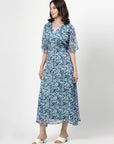 Print A-Line Dress