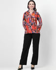 Women Opaque Printed Casual Shirt