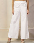 Women Regular Fit Parallel Cotton Trousers