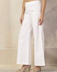 Women Regular Fit Parallel Cotton Trousers