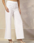 Women Regular Fit Parallel Cotton Trousers