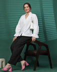 Women Opaque Casual Shirt