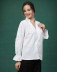 Women Opaque Casual Shirt