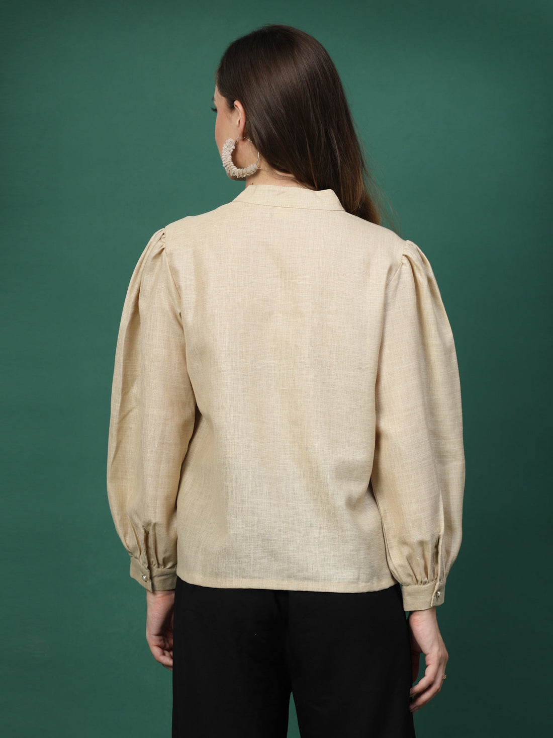 Women Opaque Casual Buttoned Top
