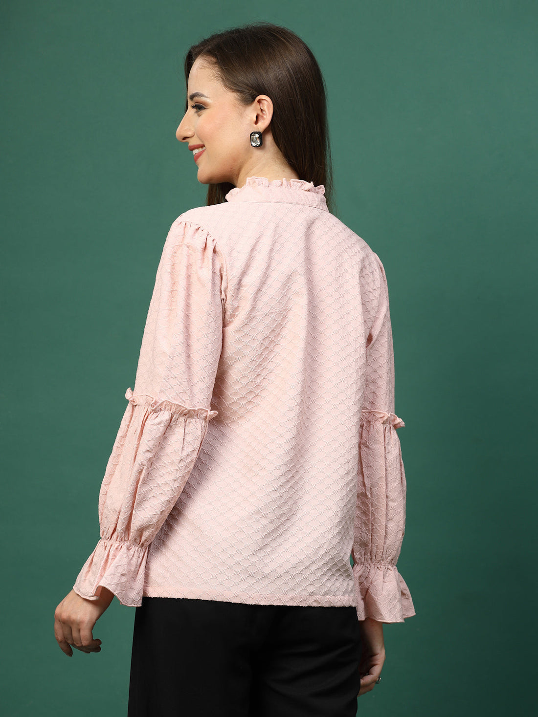 Women Opaque Casual Buttoned Top