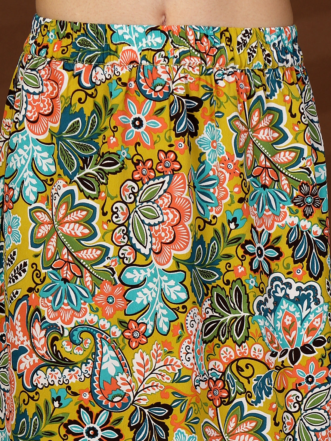 Multi Color Top With Skirt Co-Ords