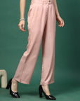 Women Loose Fit Pleated Trousers