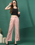 Women Loose Fit Pleated Trousers