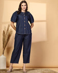Pure Cotton Top & Trouser Co-Ord Set