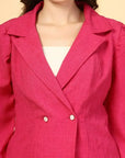 Cotton Coat With Trousers Co-Ords