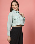 Women Opaque Casual Buttoned Top