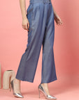 Women Loose Fit Pleated Trousers