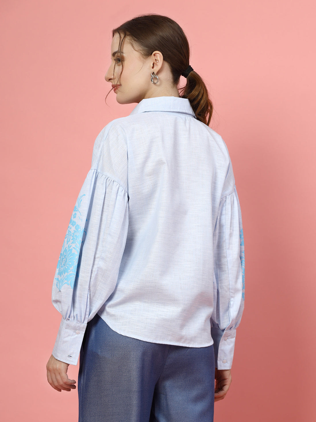 Women Opaque Casual Buttoned Top