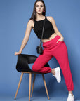 Women Pink Joggers Trousers