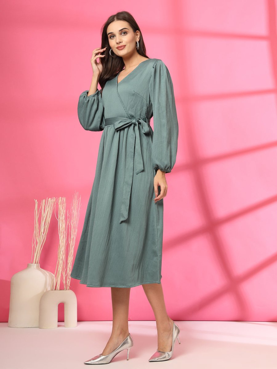 Fit &amp; Flare Midi Dress