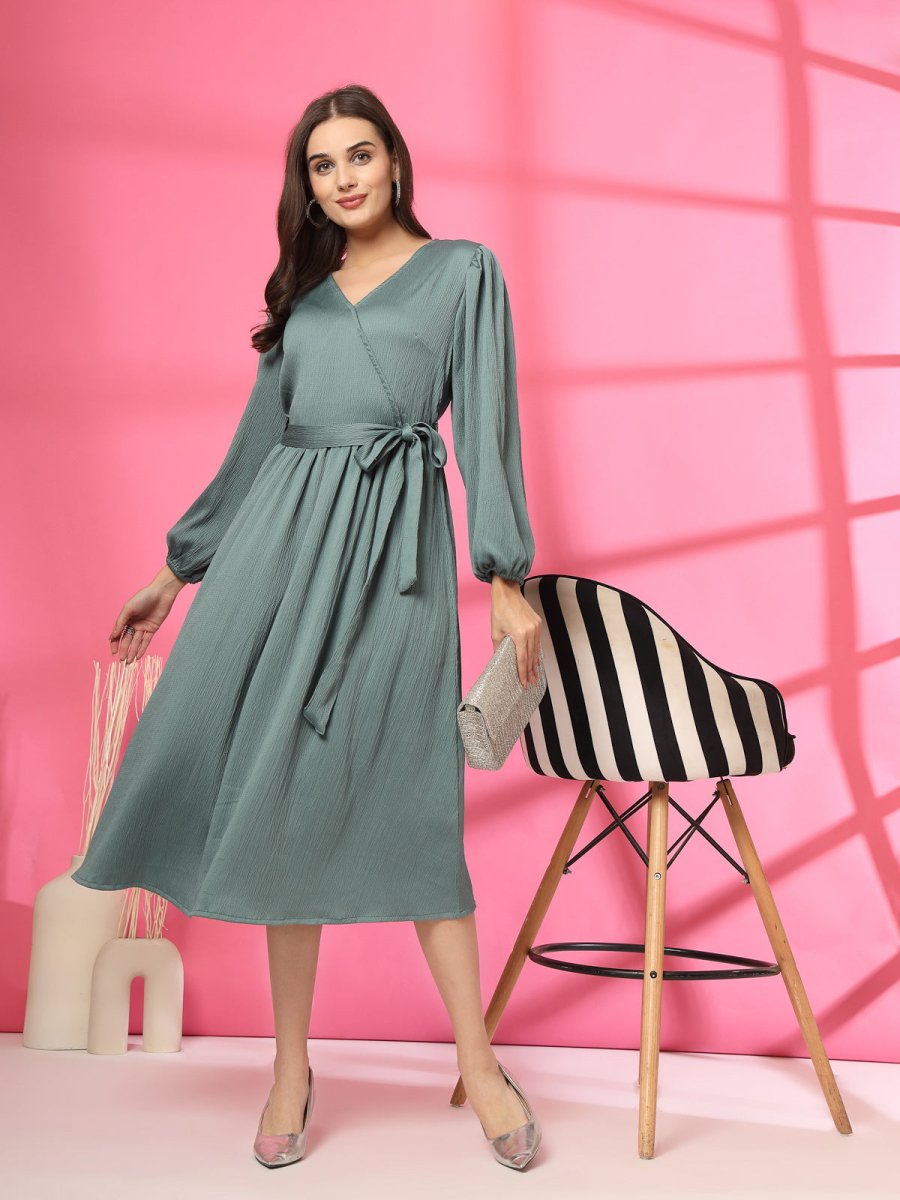 Fit & Flare Midi Dress – CINK
