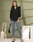 Black Solid  Regular top