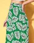 CINK Green Floral Indie Gal Skirt