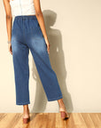 Women Stunning Blue Regular Fit Stretchable Jeans