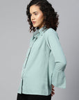 Embellished Casual Buttoned Top