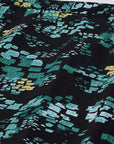 CINK Women Black  Green Floral A-Line Midi Skirt