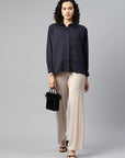 Embellished Casual Buttoned Top