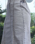 A-Line Maxi Skirt light-blue