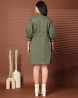 Shirt Collared mini dress