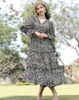 Animal Print Fit & Flare Dress