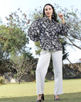 Women Animal Opaque Printed Casual Buttoned Top