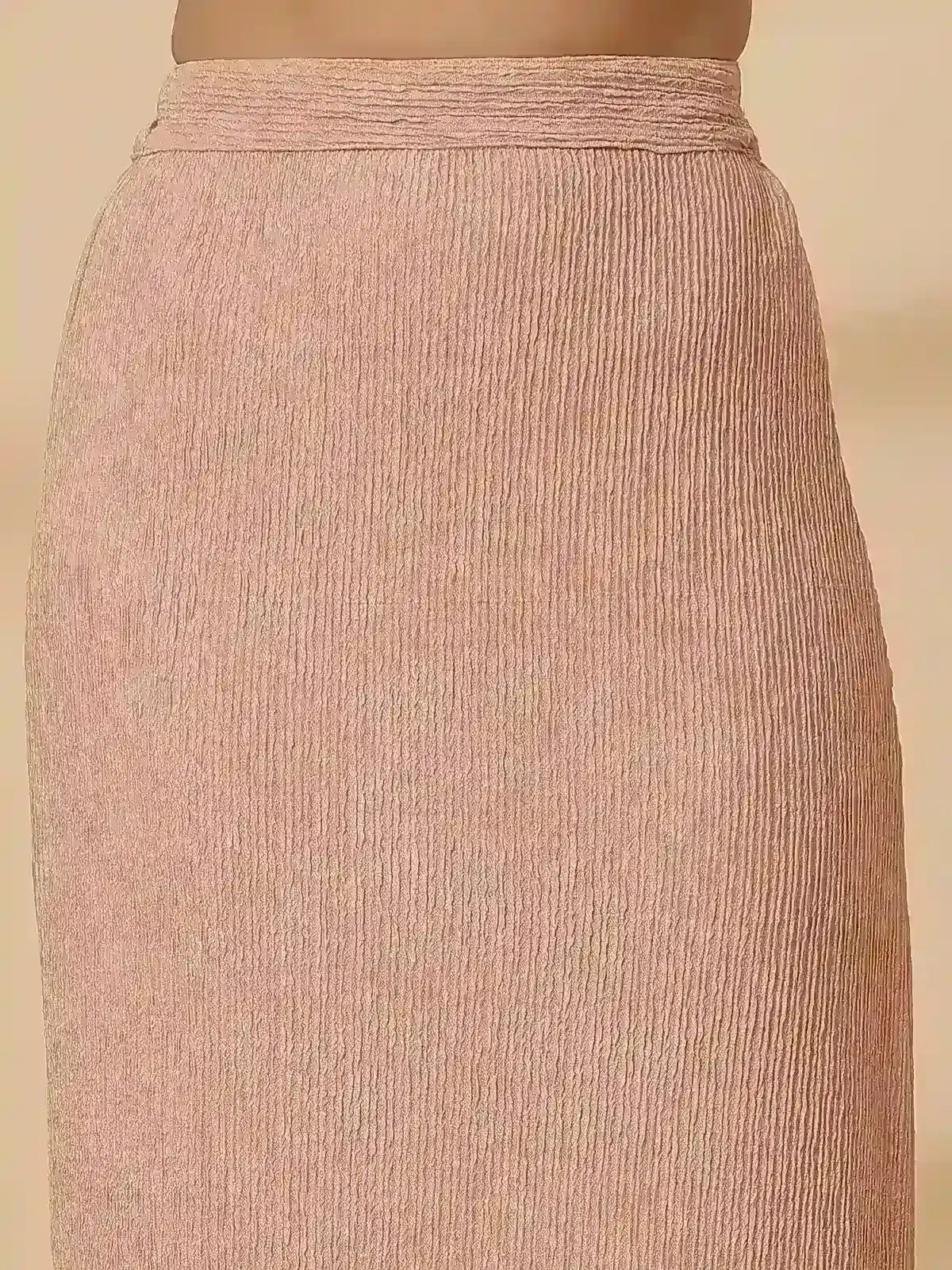 Pink Top With Skirt Co-Ords