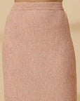 Pink Top With Skirt Co-Ords