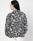 Women Animal Opaque Printed Casual Buttoned Top