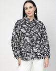 Women Animal Opaque Printed Casual Buttoned Top
