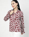 Print Shirt Style Top