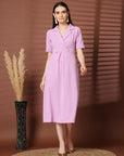 Women Fit & Flare Midi Dress
