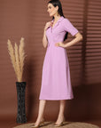 Women Fit & Flare Midi Dress