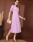 Women Fit & Flare Midi Dress