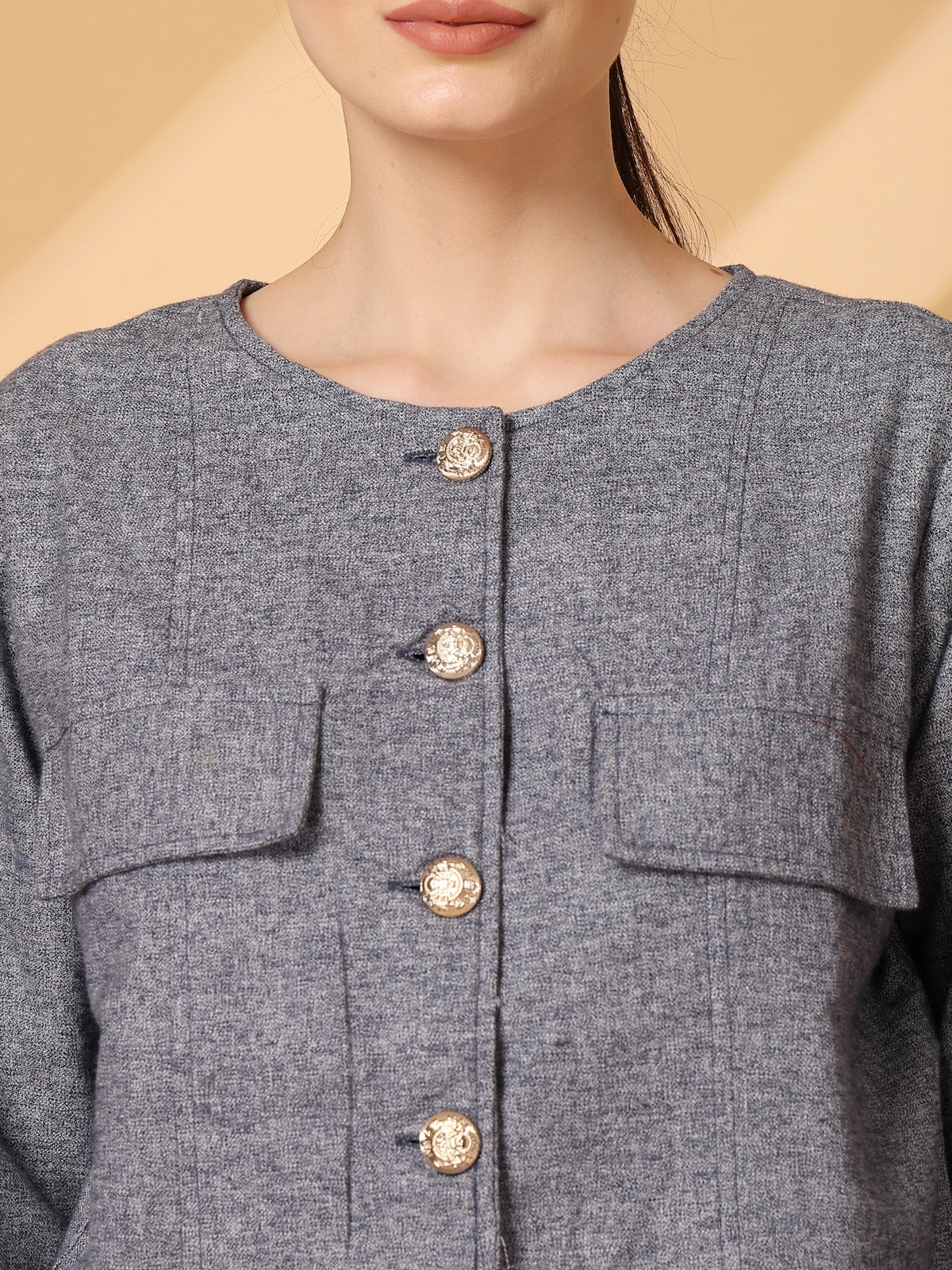 Cotton Crop Regular Jacket