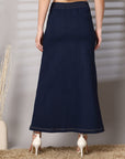 Women Denim Stretchable Midi Skirt